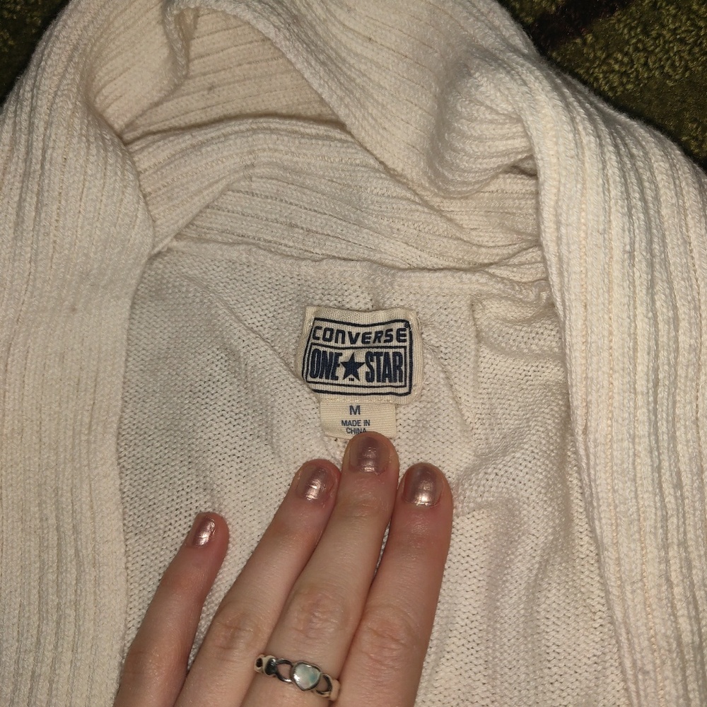 White/Cream Cardigan M